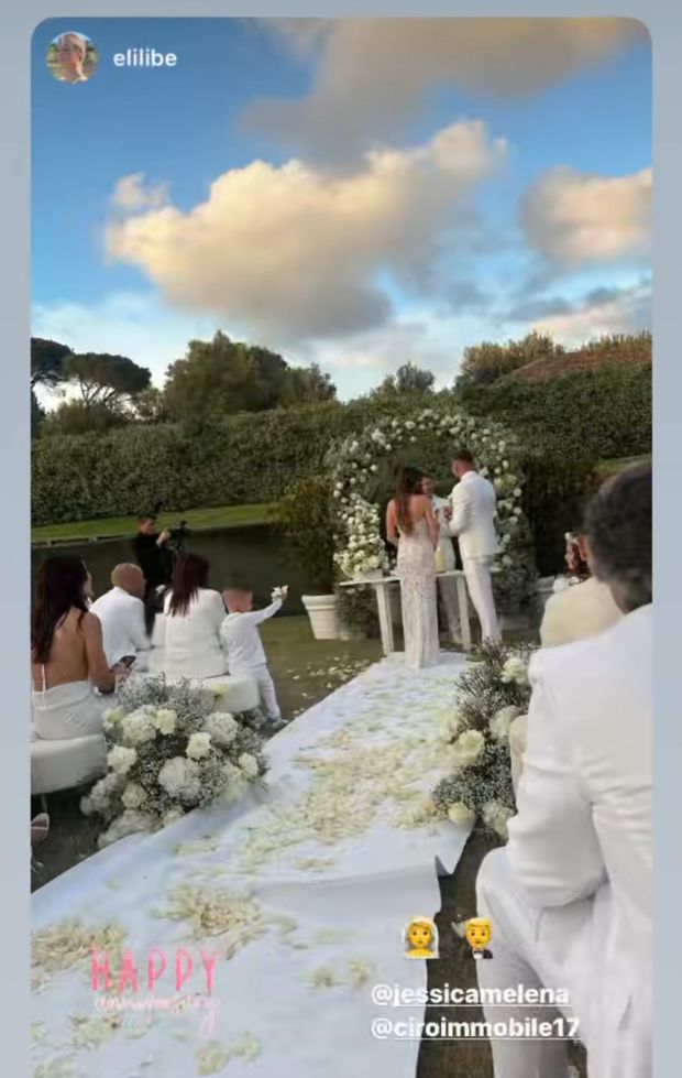 Immobile e Jessica rinnovano le promesse matrimoniali: Roma, sempre derby fra le wags- immagine 2