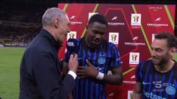 Thuram: “Emozione fantastica, partita fantastica. E’ fantastico. Vincere due trofei…”