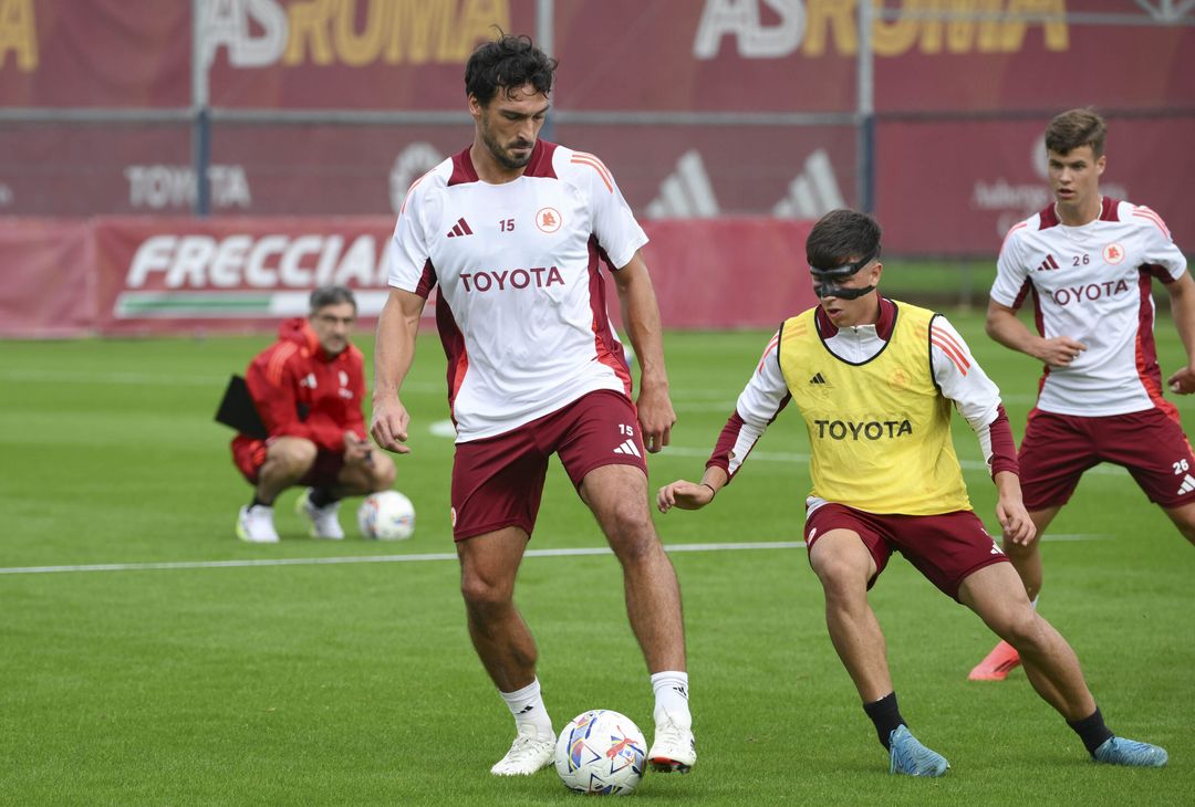 Roma, l’allenamento a due giorni dalla Fiorentina – FOTO GALLERY - immagine 14