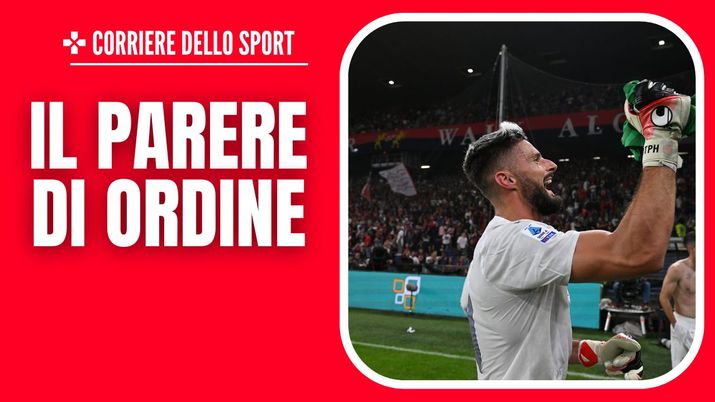 Olivier Giroud AC Milan Genoa-Milan 0-1 Serie A 2023-2024