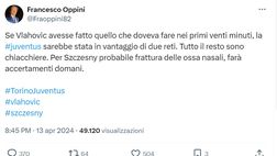Juventus, le reazioni dopo il derby: “Se Vlahovic nei primi venti minuti…”