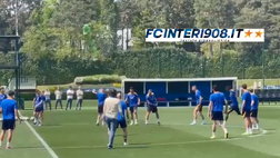 VIDEO FCIN1908 / Vigilia di Barcellona-Inter, il torello dei nerazzurri