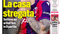 Ennesimo crollo del Bologna in casa: le aperture dei giornali