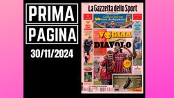 Prima pagina Gazzetta dello Sport: Milan-Empoli, la voglia del Diavolo