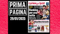 Prima pagina Corriere dello Sport: Milan, ranking per una notte