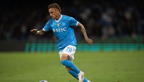 NAPLES, ITALY - OCTOBER 01: Noa Lang during the UEFA Champions League 2025/26 League Phase MD2 match between SSC Napoli and Sporting Clube de Portugal at Stadio Diego Armando Maradona on October 01, 2025 in Naples, Italy. (Photo by SSC NAPOLI/SSC NAPOLI via Getty Images)
