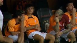 VIDEO / Zaha, il primo tocco lascia a desiderare: Icardi e Mertens se la ridono dalla panchina