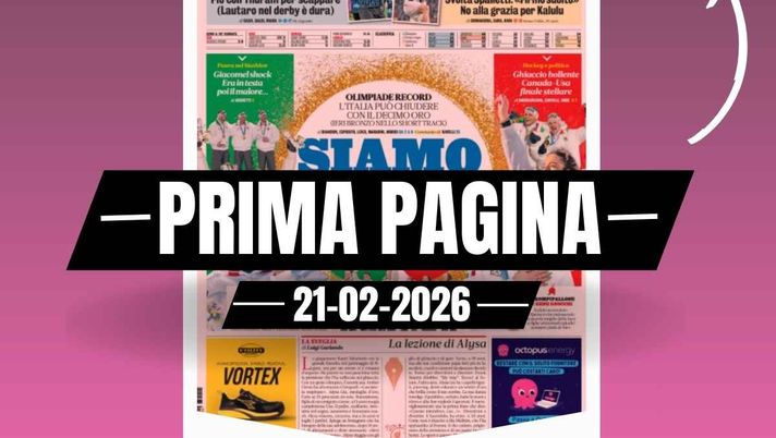 Prima pagina Gazzetta dello Sport: 'Lautaro nel derby è dura' Prima pagina Gazzetta dello Sport: 'Lautaro nel derby è dura'