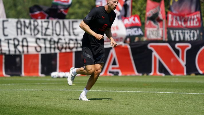 Marco Brescianini, calciatore del Milan in prestito al Cosenza (getty images)
