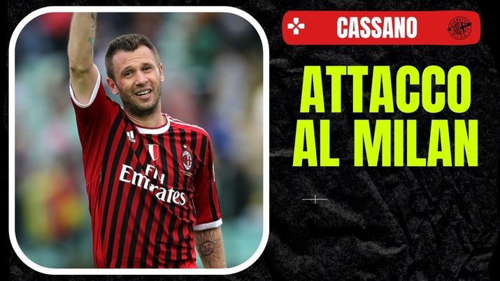 Antonio Cassano nel 2011-2012 con il Ac Milan (credits: GETTY Images) Antonio Cassano Milan