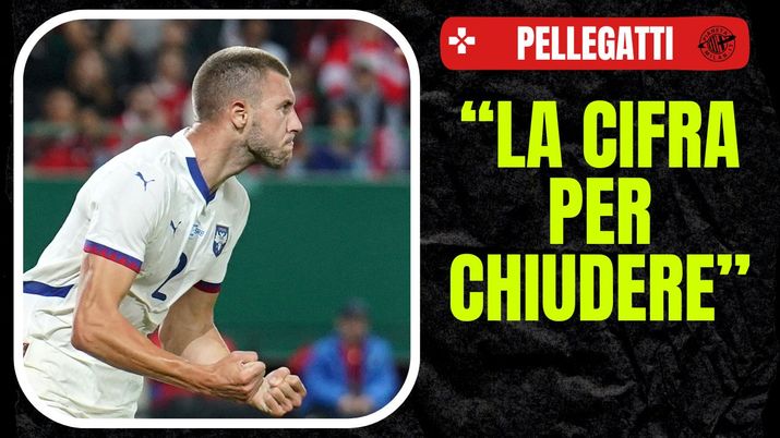 Strahinja Pavlovic (difensore RB Salisburgo), qui con la maglia della Serbia agli Europei 2024, obiettivo di calciomercato del Milan | AC Milan News