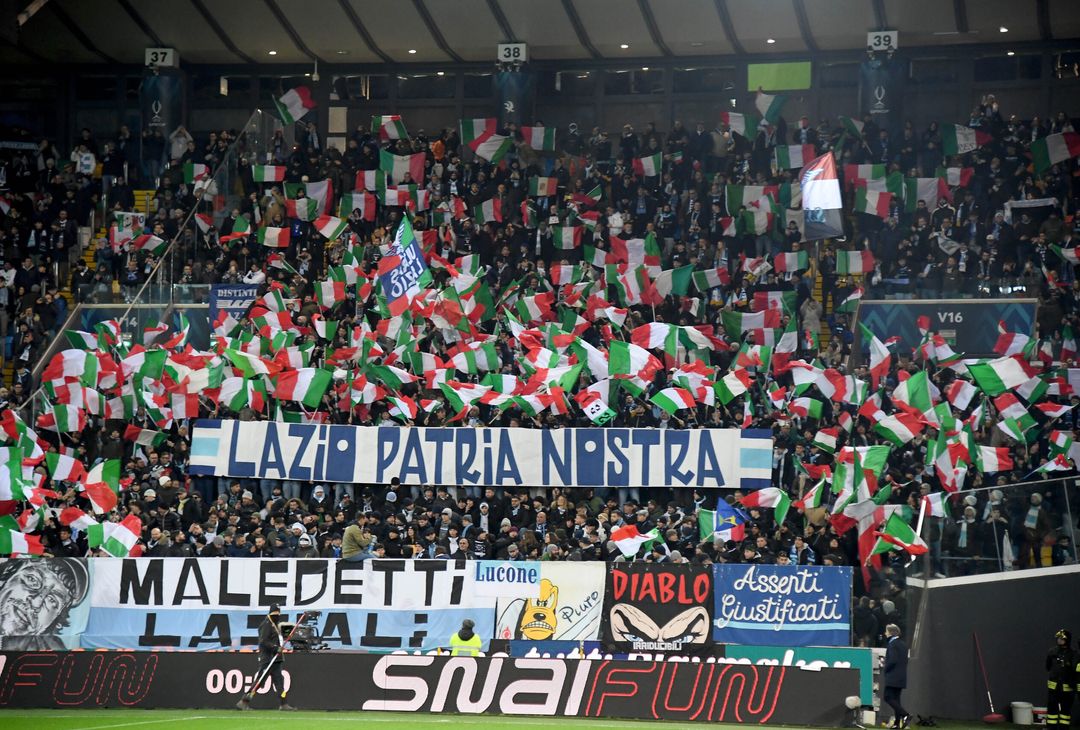Tifosi Lazio a Udine