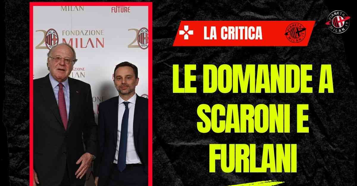 milan ora serve trasparenza queste le domande da fare a furlani e scaroni