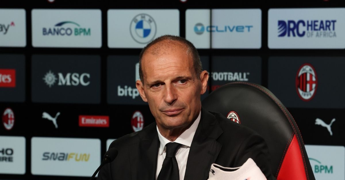 milan bologna ecco luogo e orario della conferenza stampa di allegri