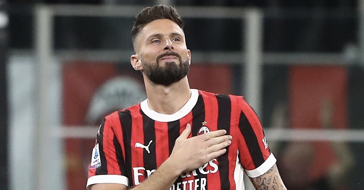 Derby Inter Milan, anche Giroud esulta sui social per i rossoneri | FOTO