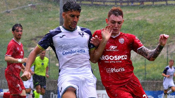 Foto Hellas Verona FC  Sotto l’acqua di Folgaria il Verona ne fa 5 alla Virtus - immagine 1