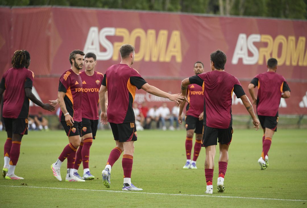 Roma, le immagini dell’amichevole contro l’UniPomezia – FOTO GALLERY - immagine 6