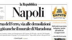 LA PRIMA PAGINA LA REPUBBLICA NAPOLI: “Mazzarri sceglie: Simeone o Raspadori”