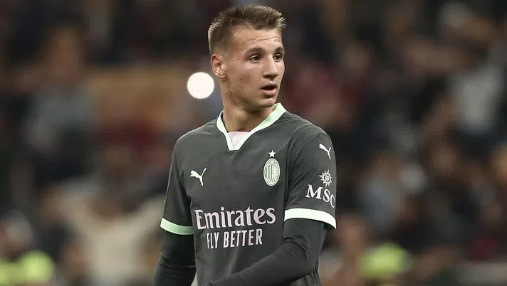 Francesco Camarda AC Milan Milan-Bruges 3-1 Champions League 2024-2025