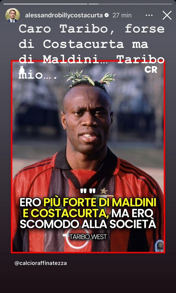 L’ultima di Taribo: “Giocavano Maldini e Costacurta, ma io ero più forte”…- immagine 2