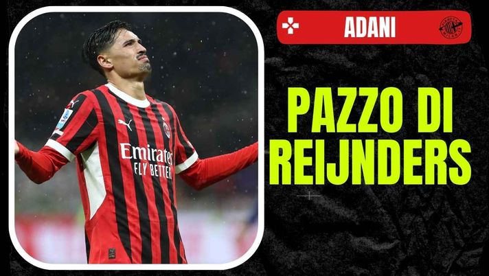 esultanza gol Tijjani Reijnders AC Milan Milan-Como 2-1 Serie A 2024-2025