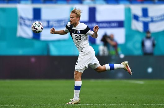SAN PIETROBURGO , RUSSIA - GIUGNO 16: Joel Pohjanpalo, attaccante della Finlandia (Foto di Kirill Kudryavtsev - Pool/Getty Images) Olanda, girone alla portata ma serve continuità: ecco gli avversari- immagine 3