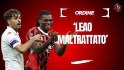 Milan, Ordine: “Orrori difensivi. Leao maltrattato dall’arbitro”
