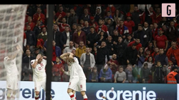 Video – Albania-Polonia sospesa per lancio bottiglie. Ecco cosa è successo
