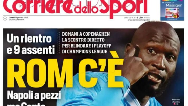 Prime pagine giornali sportivi oggi: il Napoli sui media- immagine 1