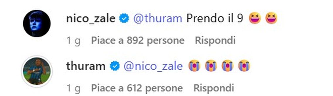 Zalewski sui social: “Non vedo l’ora di ricominciare”. Il siparietto con Thuram- immagine 3