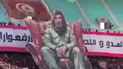 Shock in Tunisia, gigantografia sugli spalti con l’immagine dell’ex leader di Hamas