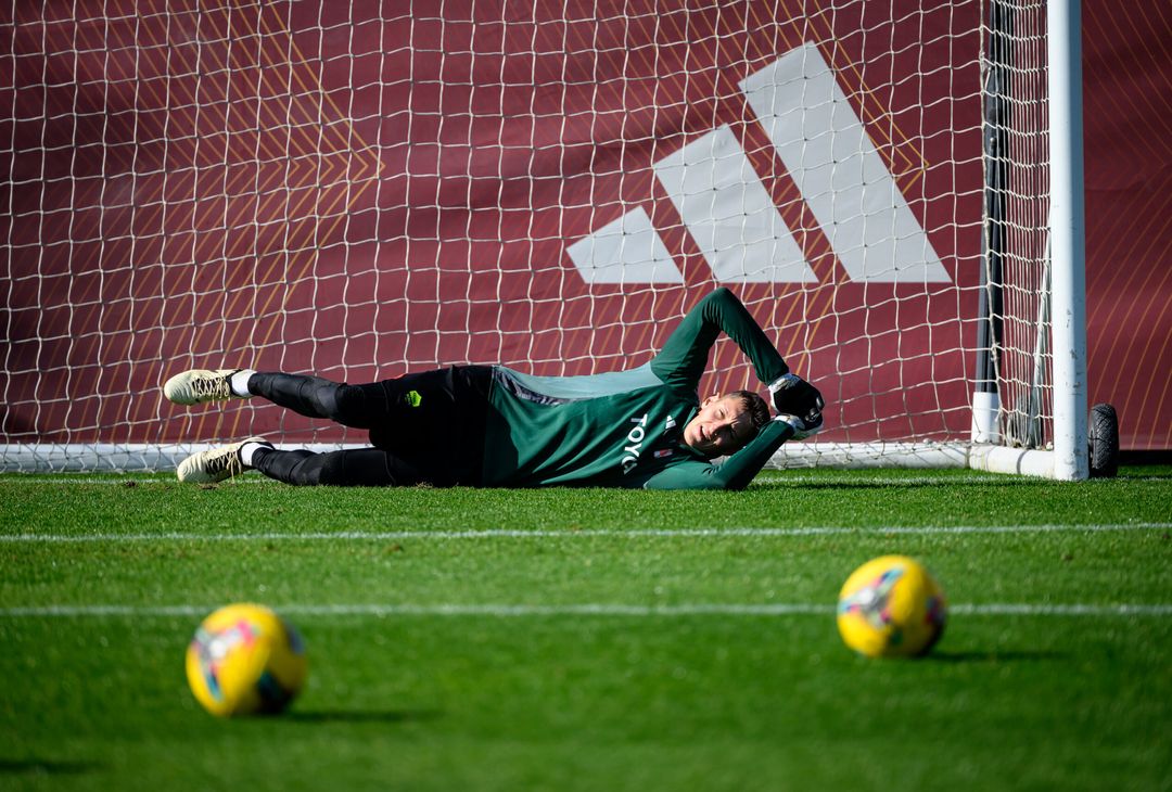 Trigoria, ripresa degli allenamenti dopo l’AZ Alkmaar – FOTO GALLERY - immagine 9