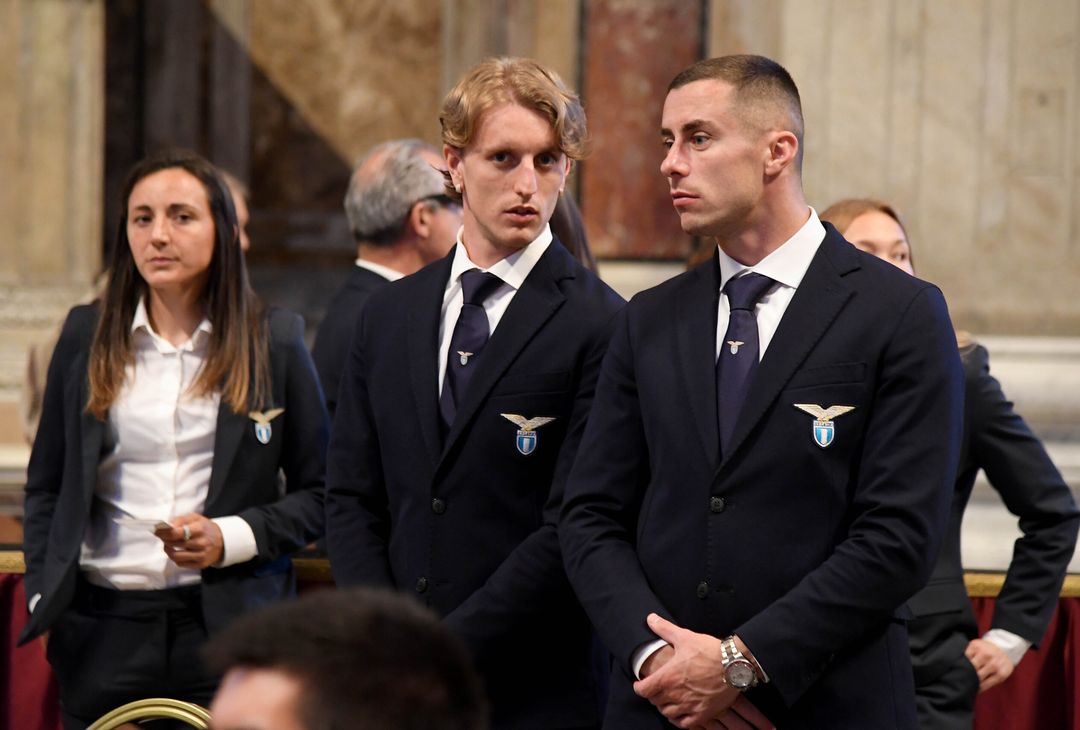 Rovella e Marusic Vaticano