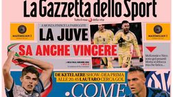 PRIMA PAGINA GAZZETTA DELLO SPORT: “Come gira la testa”