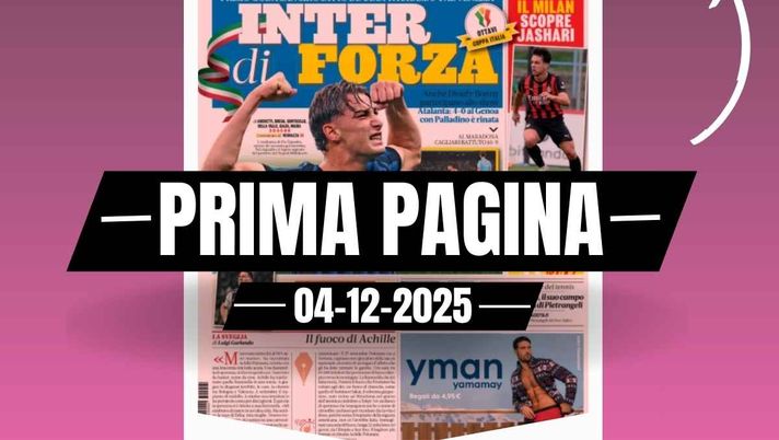 Prima pagina Gazzetta dello Sport: 'Il Milan scopre Jashari' Prima pagina Gazzetta dello Sport: 'Il Milan scopre Jashari'