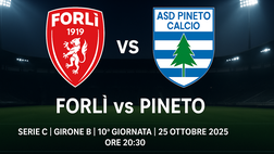 Forlì-Pineto in diretta streaming gratis: dove vedere la partita
