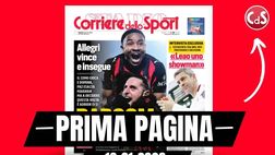 Prima pagina Corriere dello Sport, Costacurta: “Leao uno showman”