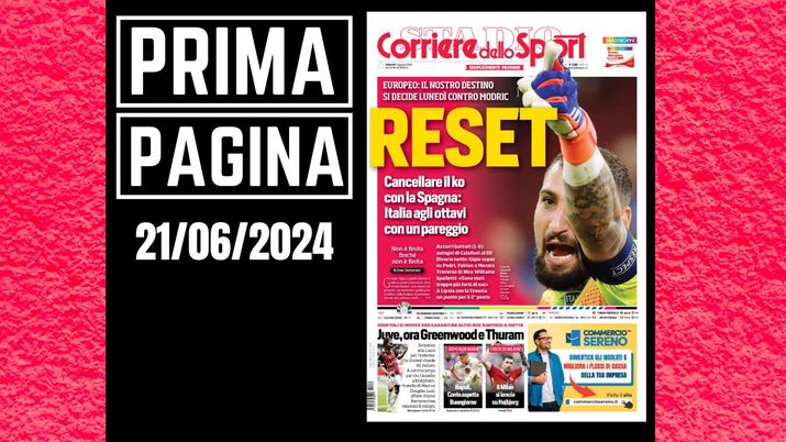 Prima pagina Corriere dello Sport: il Milan si lancia su Hojbjerg