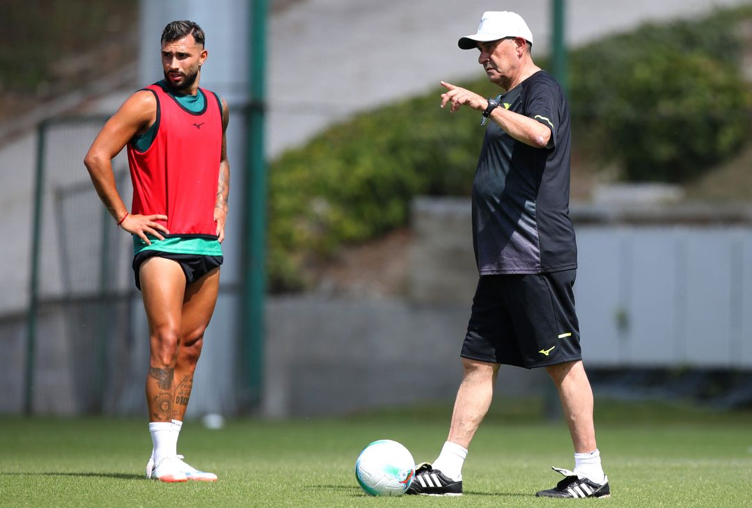 Castellanos e Maurizio Sarri