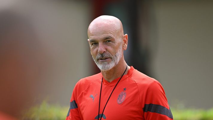 Stefano Pioli AC Milan allenamento Milanello
