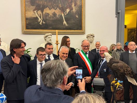 Cerimonia Lazio 124 anni Cerimonia Lazio 124 anni