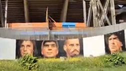 Jorit, che lavoro fuori al Maradona! Il risultato (parziale) del murale è mozzafiato