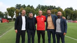 Milanello, riecco Gattuso: il Ct incontra Allegri e i calciatori rossoneri