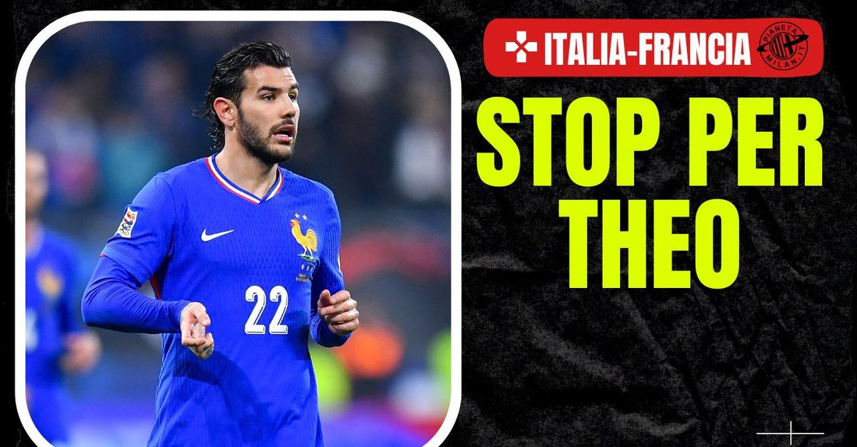 Italia Francia, Theo Hernandez non si è allenato: Milan in ansia?