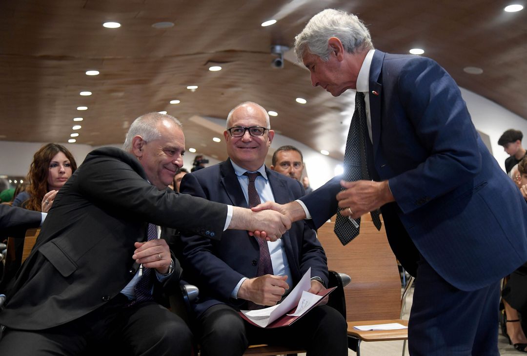 Lamberto Giannini, Roberto Gualtieri e Andrea Abodi