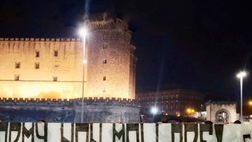 FOTO Lo striscione per sostenere i tifosi del Plovdiv: il messaggio della Curva A