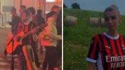 “Con te è più bella Milano”: la tifosa-cantante del Milan che incanta San Siro