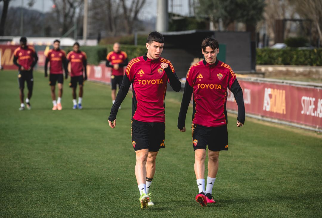 Trigoria, l’allenamento a -2 giorni dal Torino: ecco anche Malen – FOTO GALLERY - immagine 3