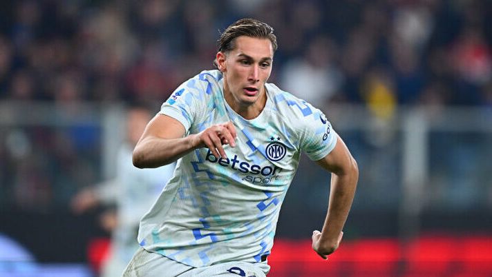 GENOA, ITALY - DECEMBER 14: Pio Esposito of FC Internazionale in action during the Serie A match between Genoa CFC and FC Internazionale at Luigi Ferraris Stadium on December 14, 2025 in Genoa, Italy. (Photo by Mattia Pistoia - Inter/Inter via Getty Images) Chi schierare in attacco alla 19a giornata al fantacalcio: la divisione fascia per fascia - immagine 1