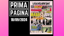 Prima pagina Gazzetta dello Sport: “Champions, mago Juve”